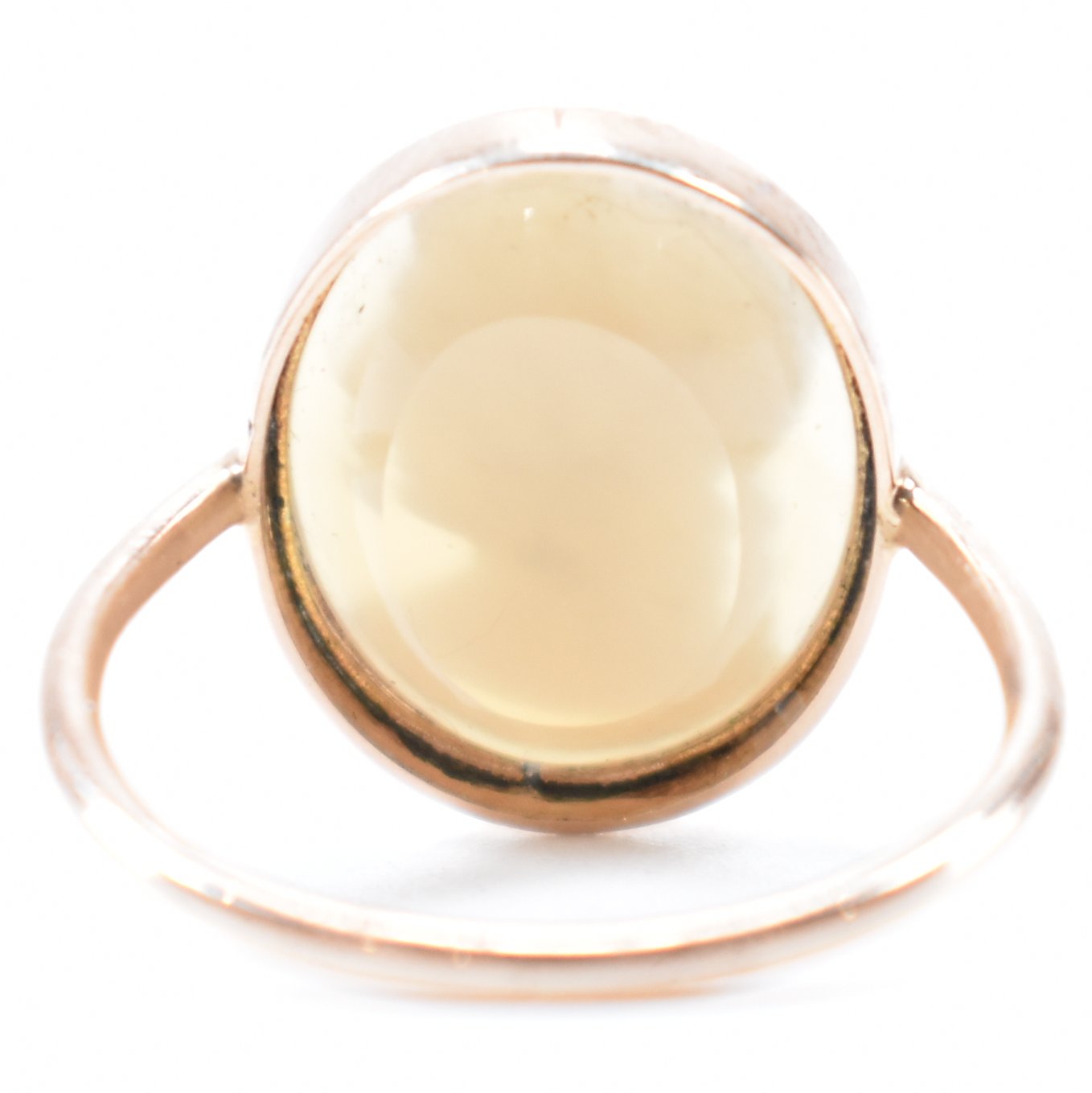 VINTAGE GOLD & AGATE CARVED CAMEO RING - Image 3 of 7