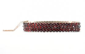 ANTIQUE GARNET BANGLE BRACELET