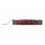 ANTIQUE GARNET BANGLE BRACELET