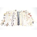 COLLECTION OF VINTAGE COSTUME JEWELLERY