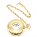 ROTARY QUARTZ HALF HUNTER POCKET WATCH