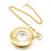 ROTARY QUARTZ HALF HUNTER POCKET WATCH