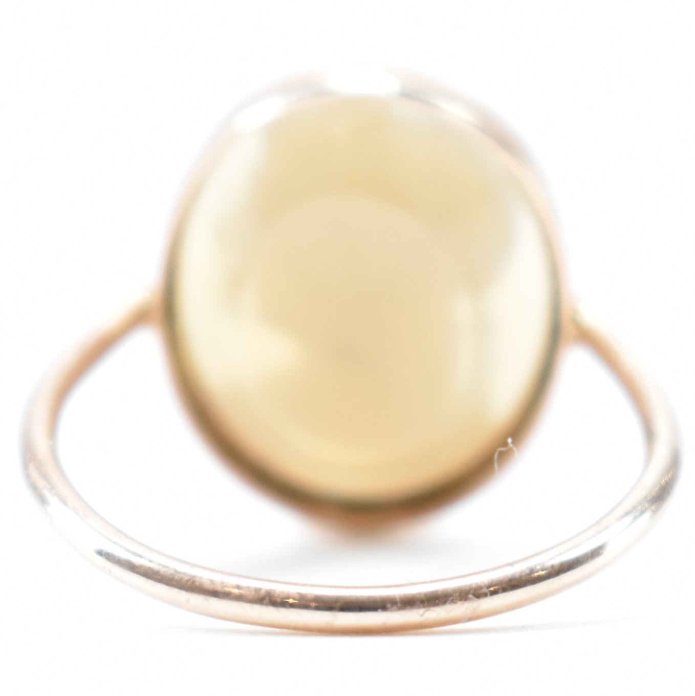 VINTAGE GOLD & AGATE CARVED CAMEO RING - Image 4 of 7