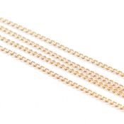 ANTIQUE GOLD & FINE LINK NECKLACE CHAIN