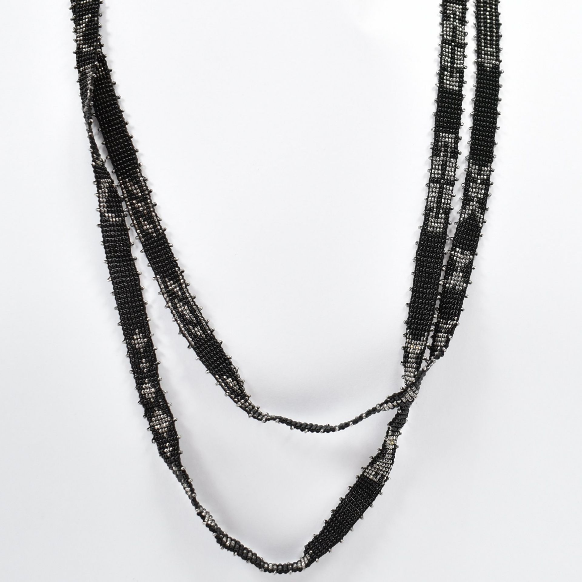 FOUR ART DECO MICRO BEAD NECKLACES - Image 8 of 10