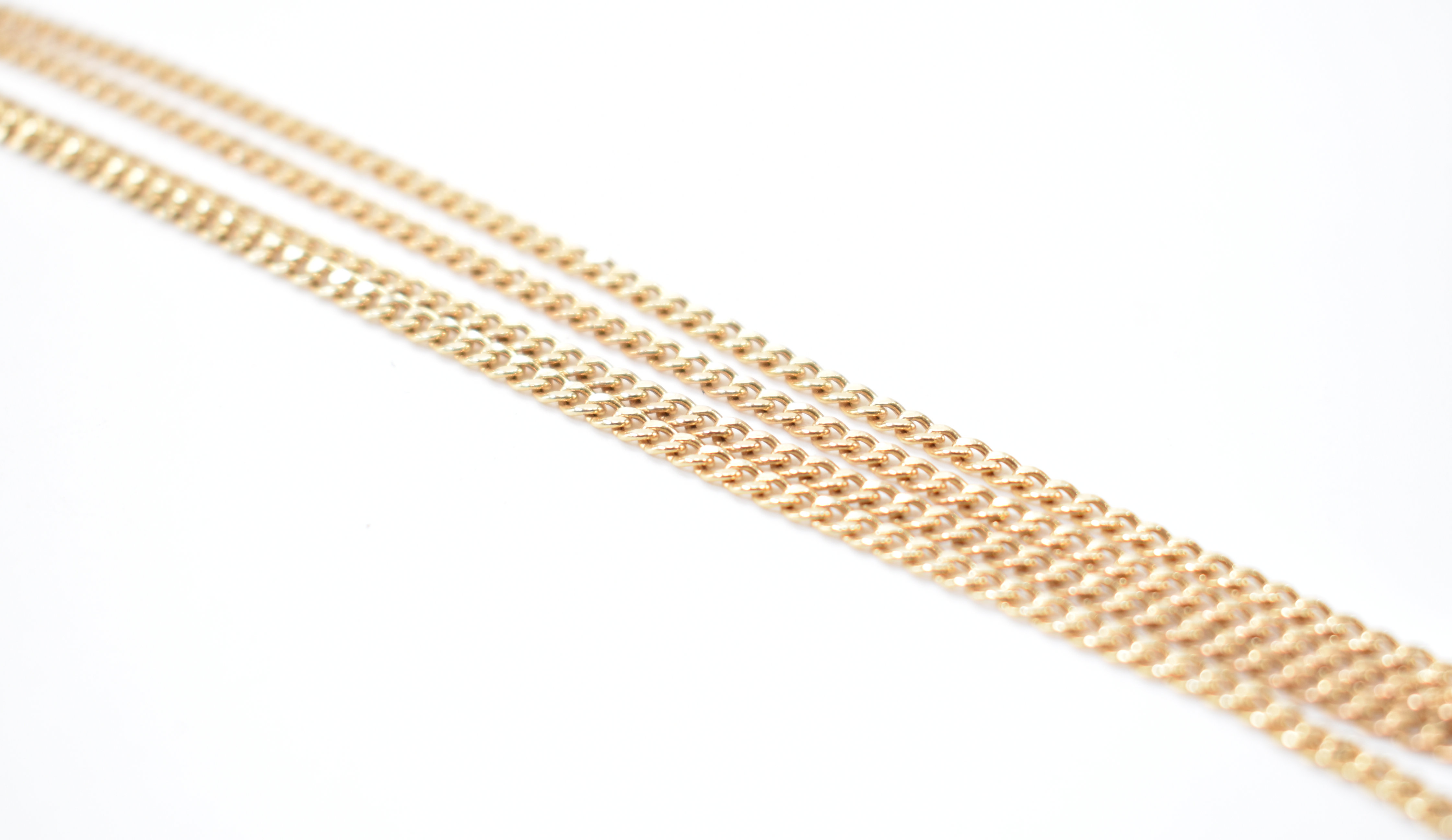 HALLMARKED 9CT GOLD FINE LINK NECKLACE CHAIN - Image 4 of 6