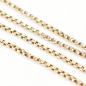 HALLMARKED 9CT BOX CHAIN NECKLACE