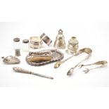 COLLECTION OF ANTIQUE & VINTAGE SILVER HALLMARKED ITEMS