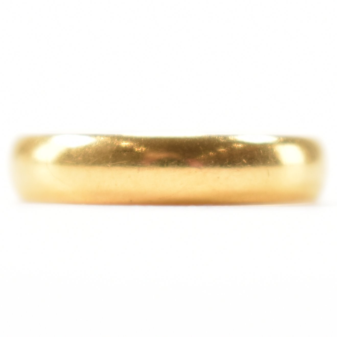 HALLMARKED 22CT GOLD WEDDING BAND RING - Image 2 of 6