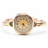 1920S 9CT ART DECO WRIST WATCH