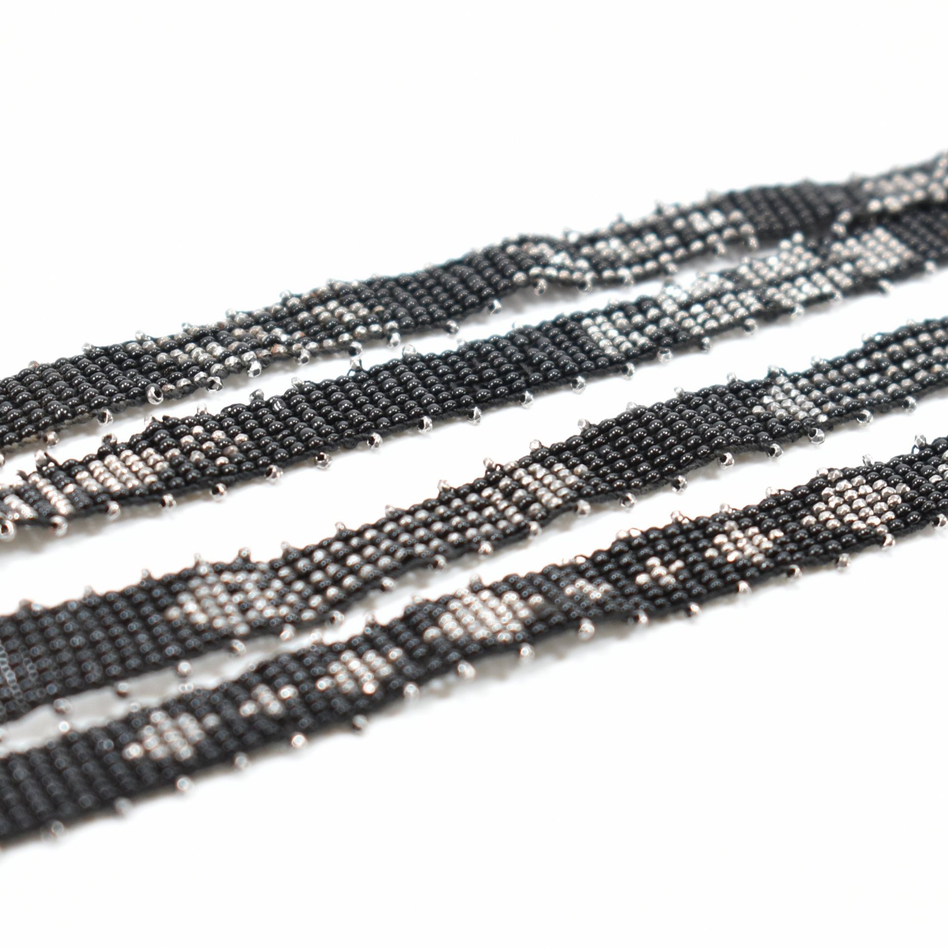 FOUR ART DECO MICRO BEAD NECKLACES - Image 5 of 10