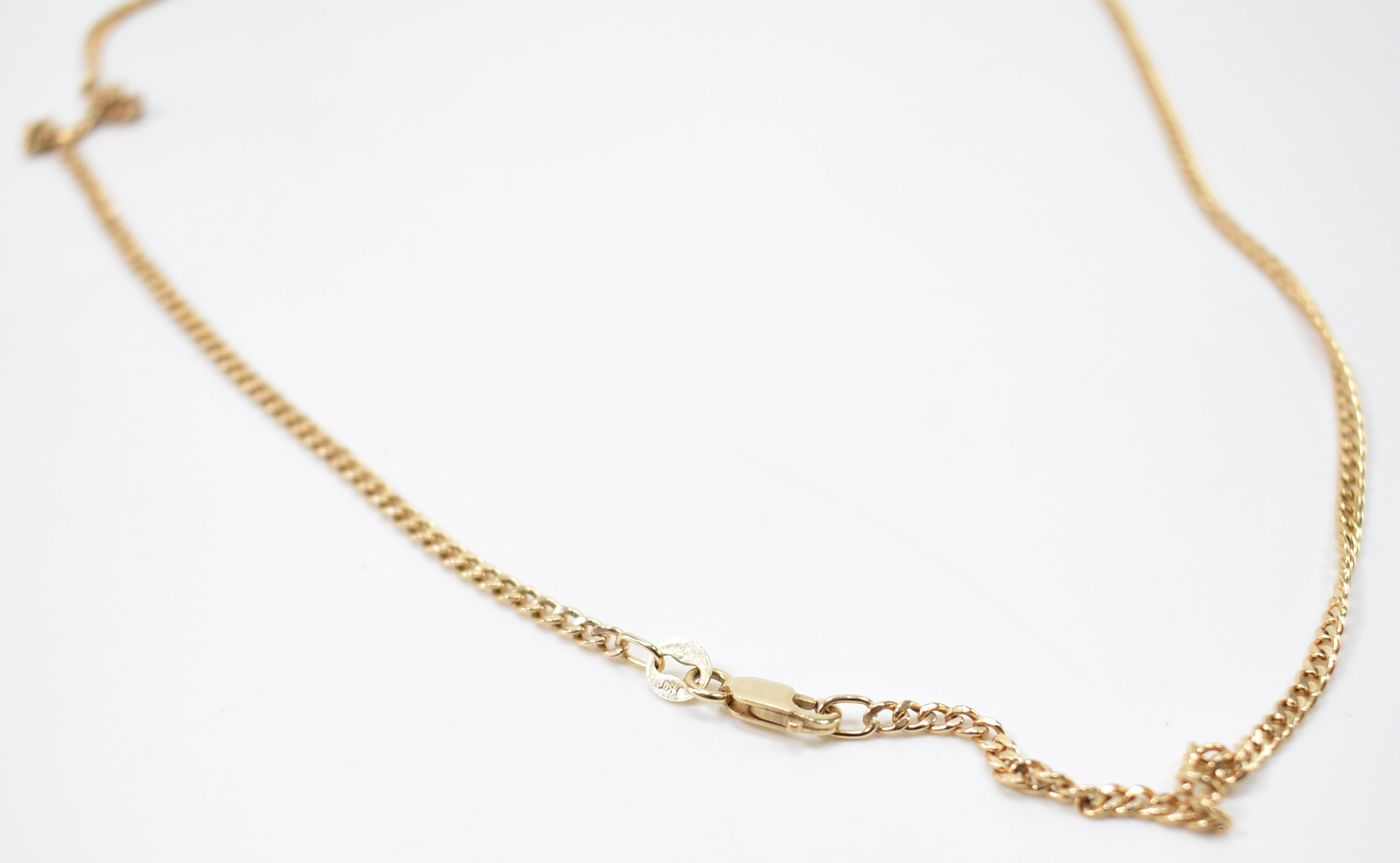 HALLMARKED 9CT GOLD FINE LINK NECKLACE CHAIN - Image 6 of 6