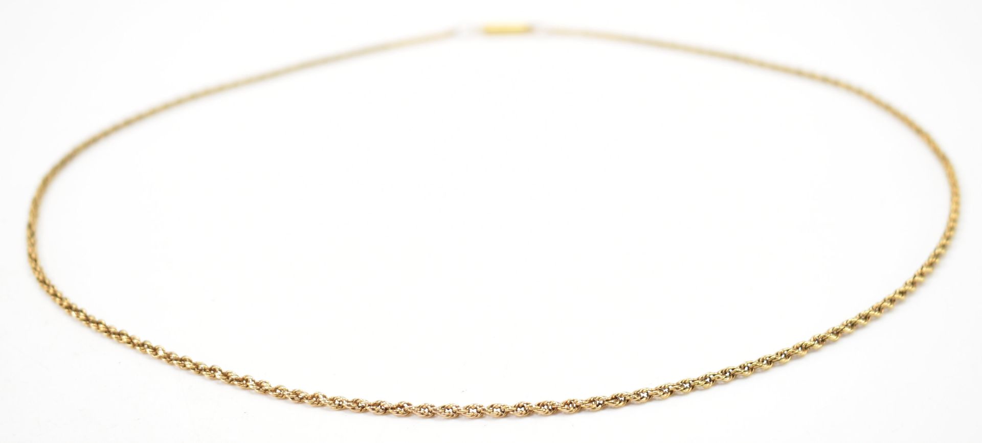 VICTORIAN 15CT GOLD ROPE TWIST CHAIN - Image 3 of 6