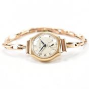 1920S HALLMARKED 9CT GOLD ROTARY WRISTWATCH