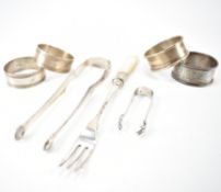 ASSORTMENT OF SILVER HALLMARKED FLATWARE