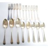 EDWARDIAN 1906 SILVER HALLMARKED CUTLERY SERVICE