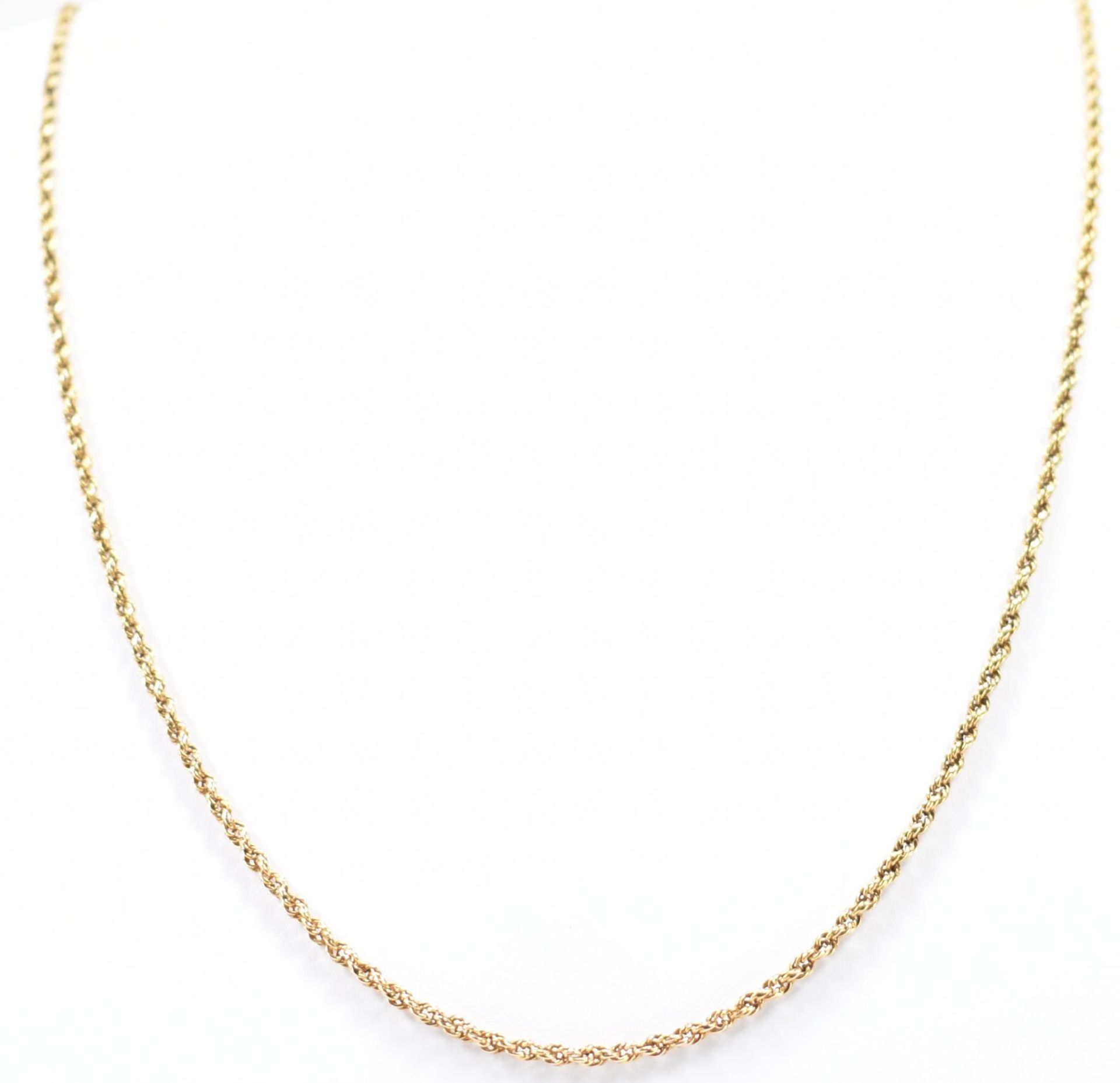 VICTORIAN 15CT GOLD ROPE TWIST CHAIN