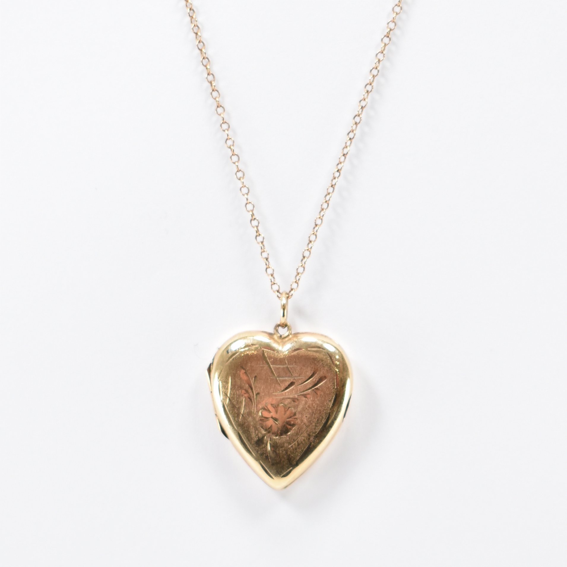 HALLMARKED 9CT GOLD LOCKET CHAIN NECKLACE - Image 7 of 7