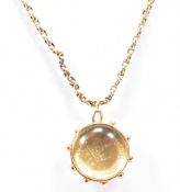 GEORGE III THIRD GUINEA COIN PENDANT NECKLACE