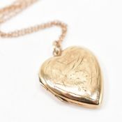 HALLMARKED 9CT GOLD LOCKET CHAIN NECKLACE