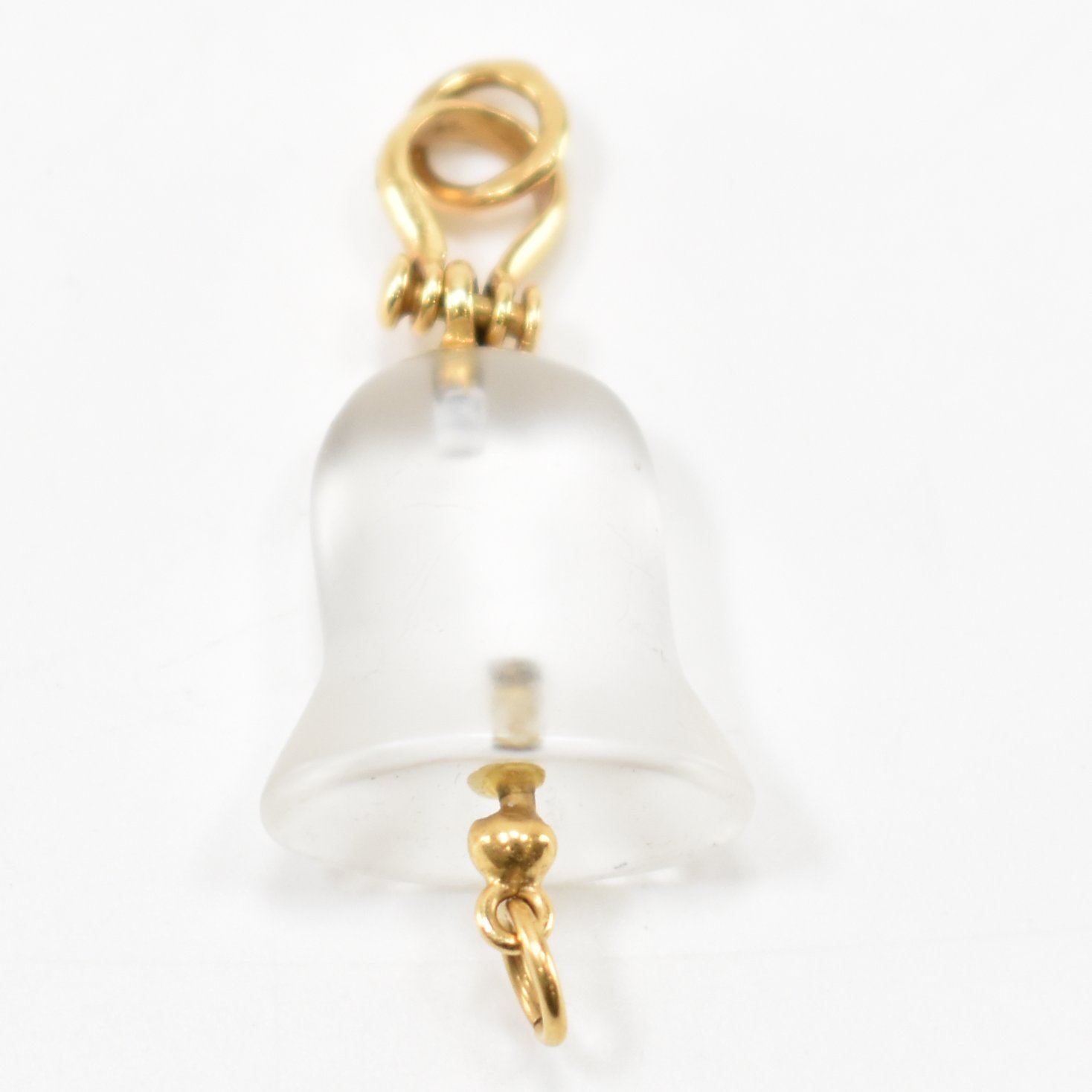 LALAOUNIS 18CT GOLD & ROCK CRYSTAL BELL PENDANT - Image 2 of 6