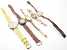 ASSORTMENT OF VINTAGE & ART DECO WATCHES