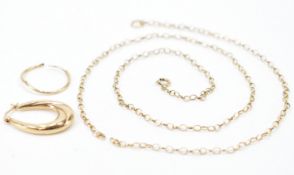 GROUP OF VINTAGE GOLD JEWELLERY PIECES