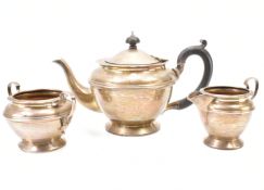 SILVER HALLMARKD HENRY MATTHEWS TEA SET