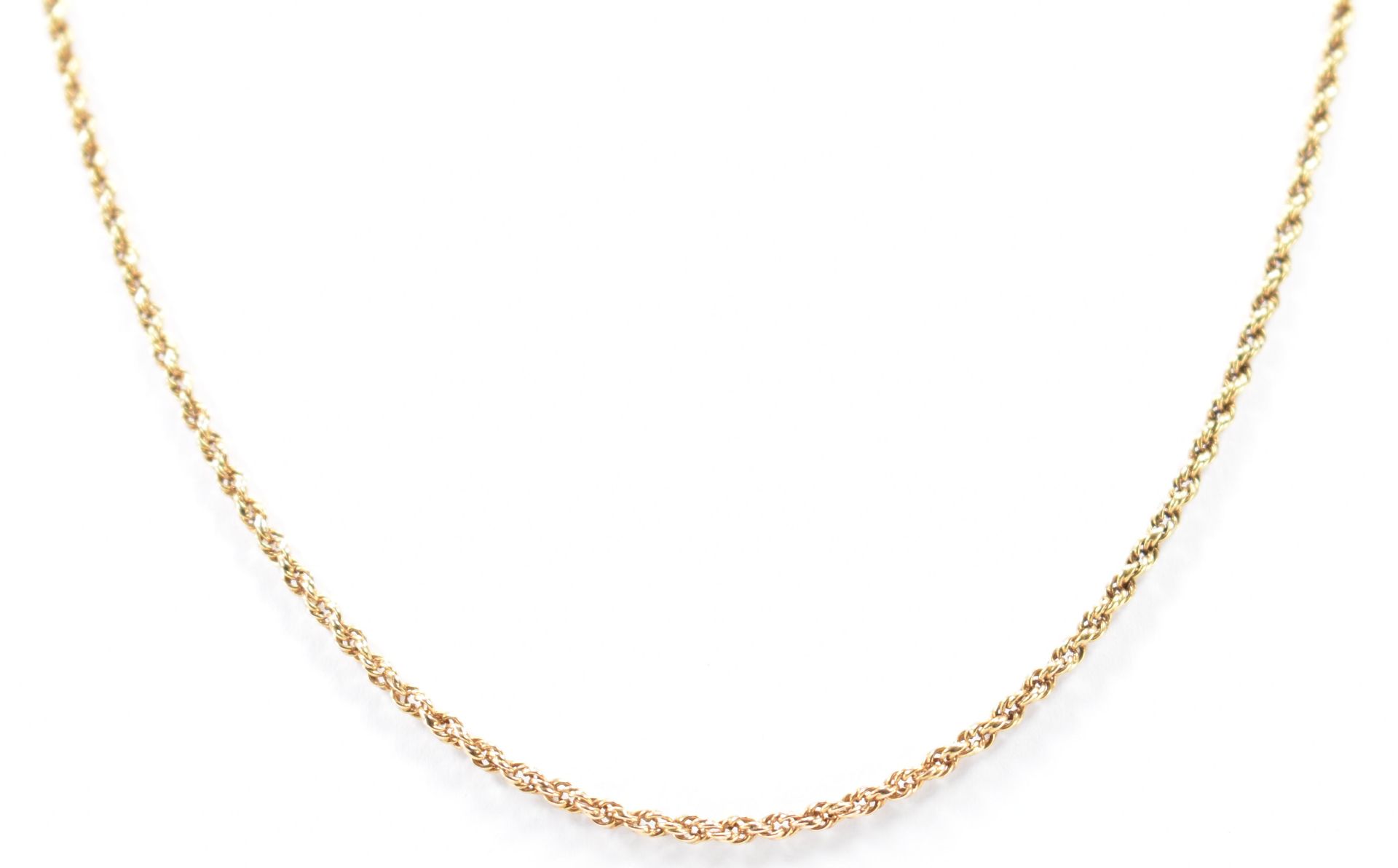 VICTORIAN 15CT GOLD ROPE TWIST CHAIN - Image 2 of 6