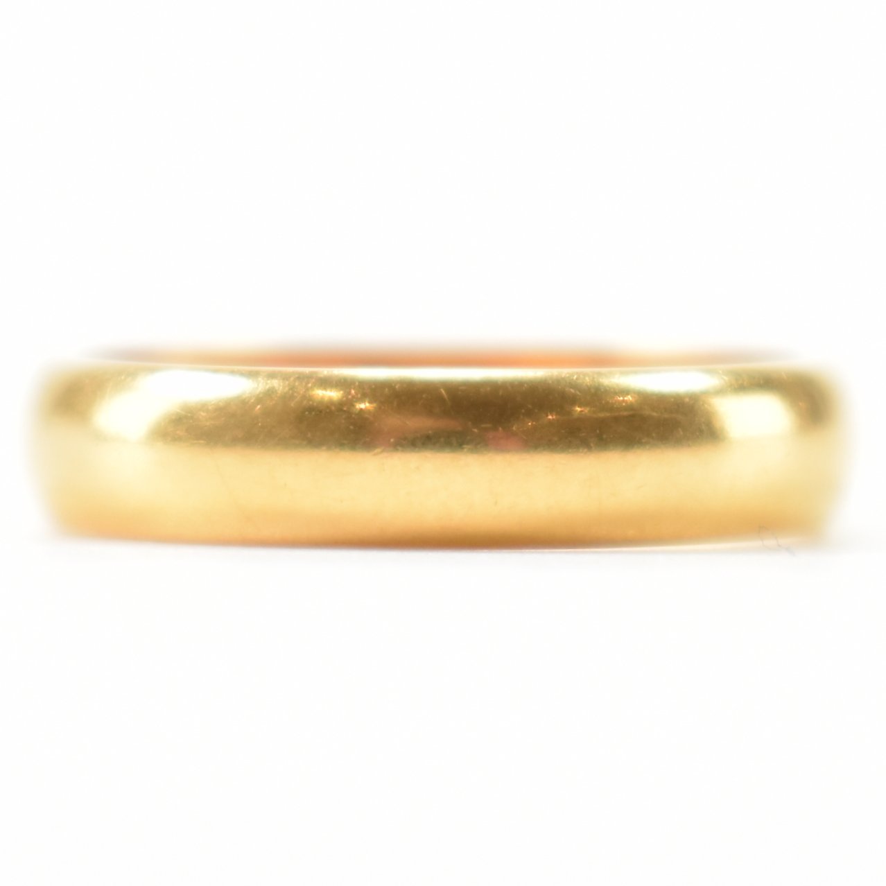 HALLMARKED 22CT GOLD WEDDING BAND RING - Image 4 of 6