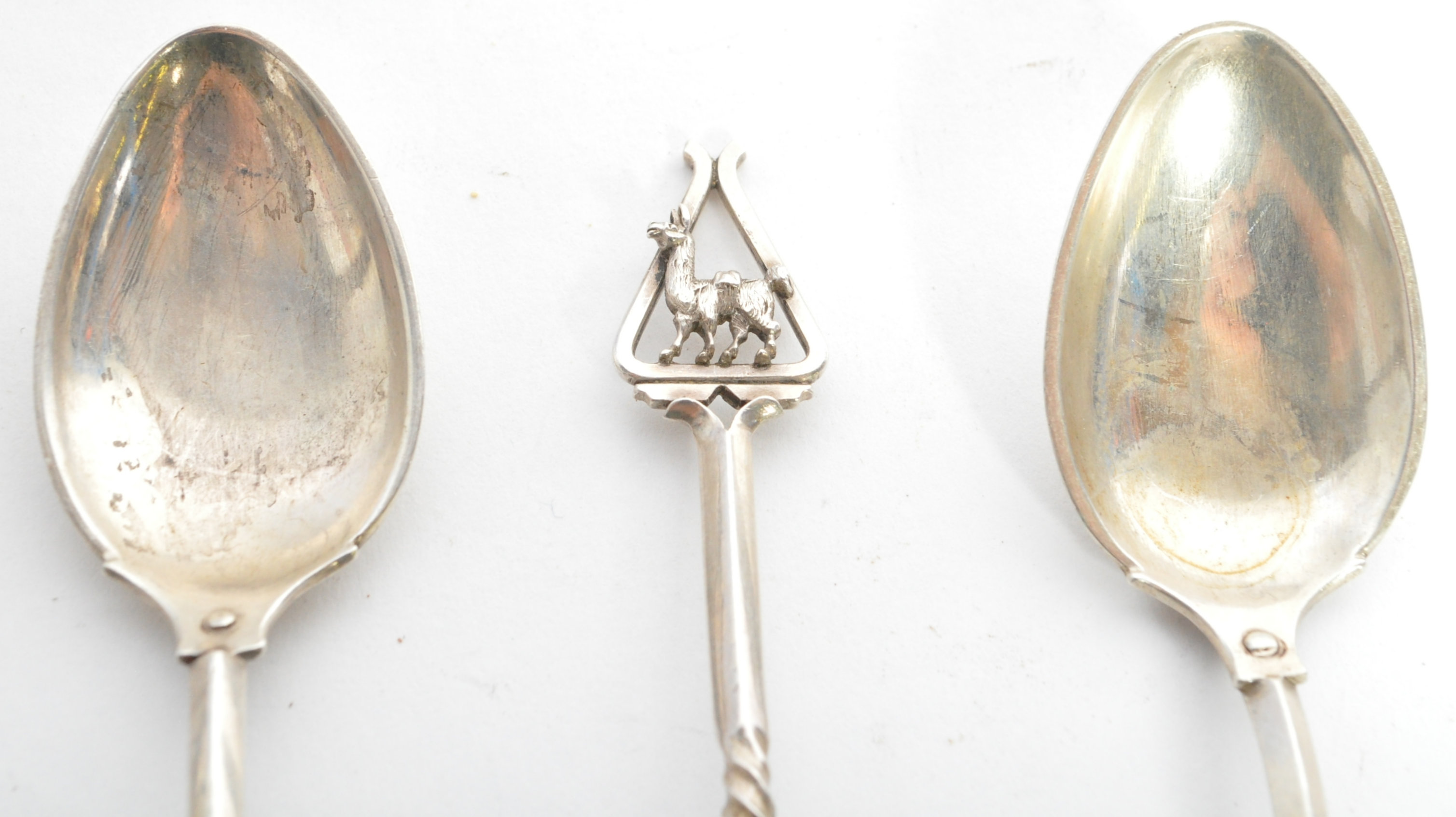 COLLECTION OF 8 SILVER CONTINENTAL APOSTLE SPOONS - Image 4 of 7