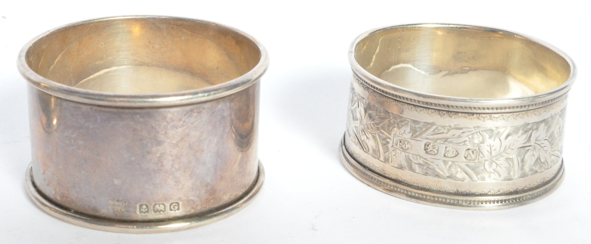 SILVER PEPPERETTE BY CORNELIUS DESORMEAUX & NAPKIN RINGS - Image 5 of 6