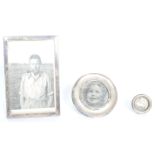 SILVER HALLMARKED 1929 PHOTOGRAPH FRAME & 2 OTHERS