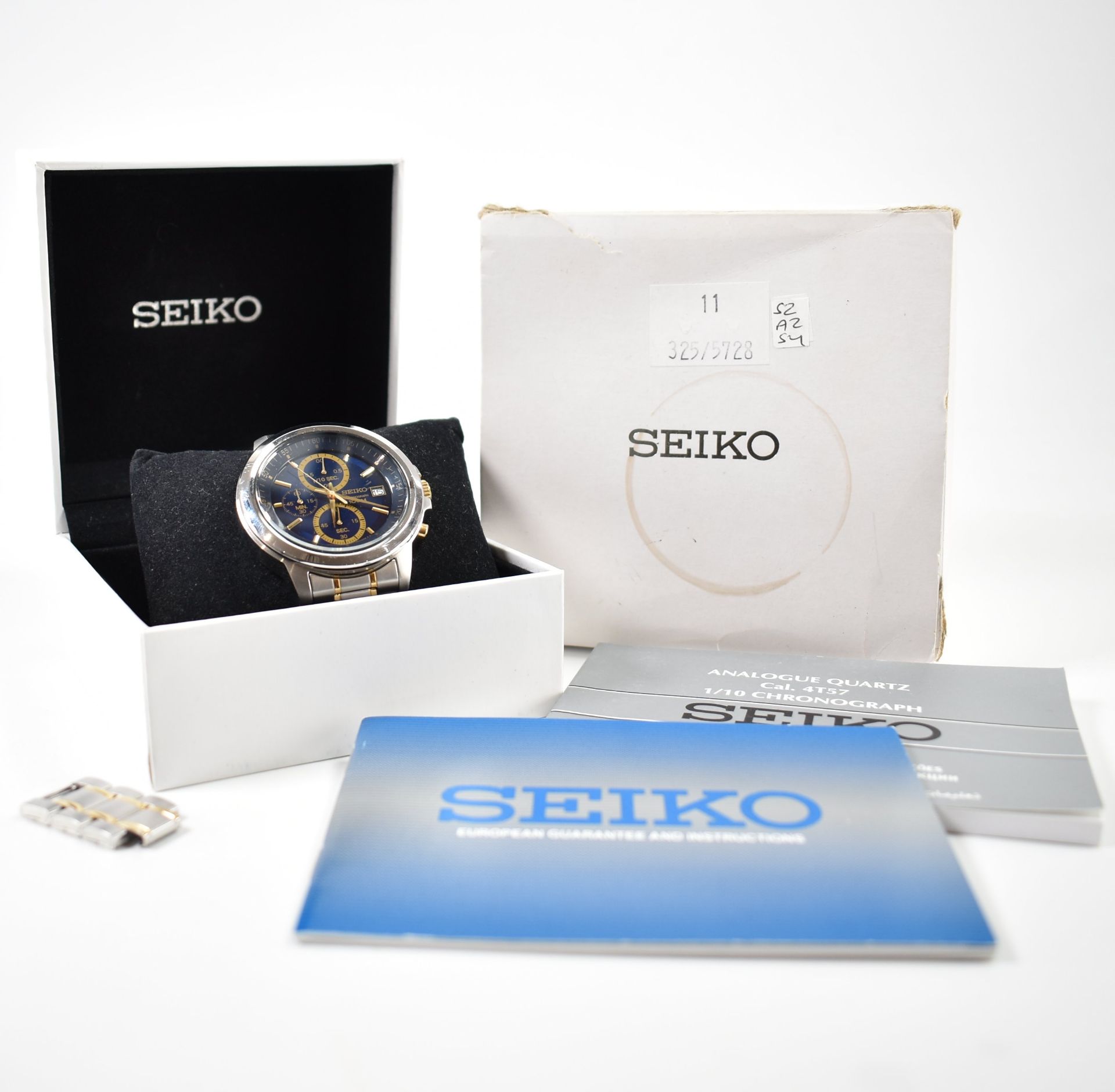 SEIKO CHRONOGRAPH 100M WRISTWATCH - Bild 9 aus 9