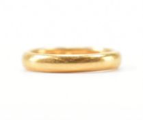 22CT GOLD BIRMINGHAM 1929 HALLMARKED BAND RING