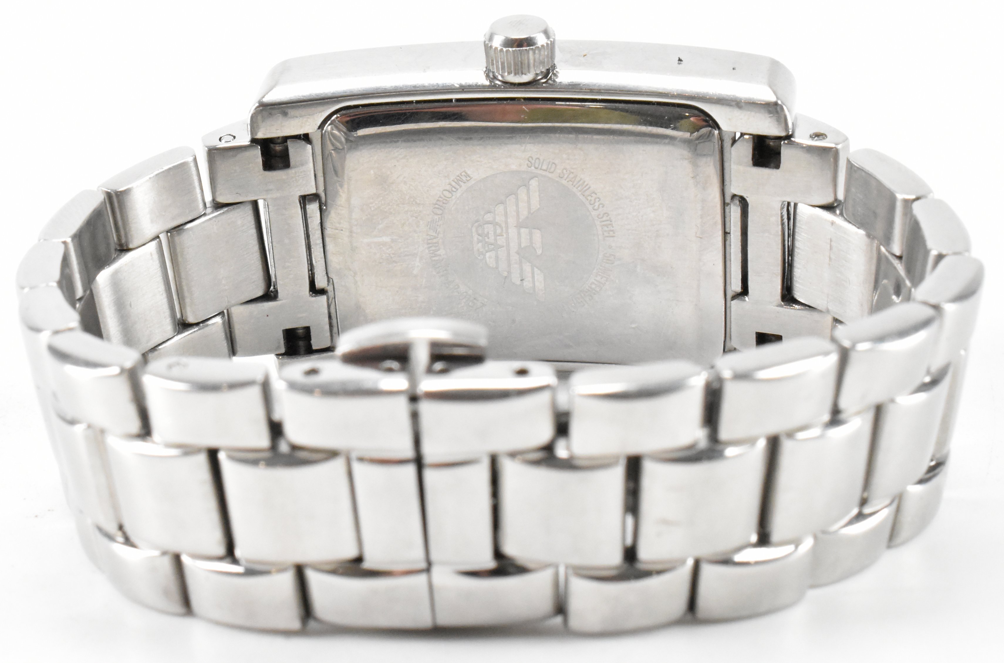 EMPORIO ARMANI STAINLESS STEEL WRIST WATCH - Image 6 of 13