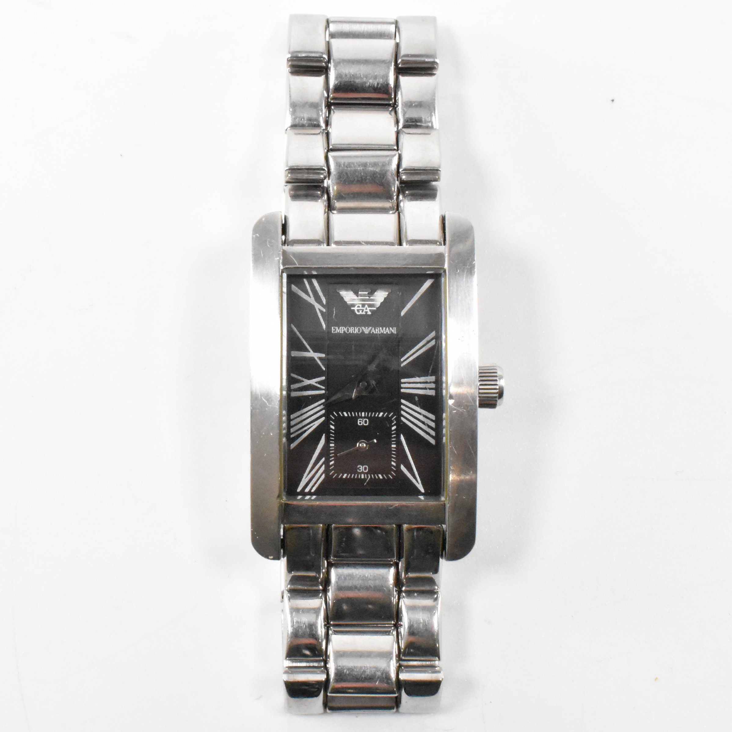 EMPORIO ARMANI STAINLESS STEEL WRIST WATCH