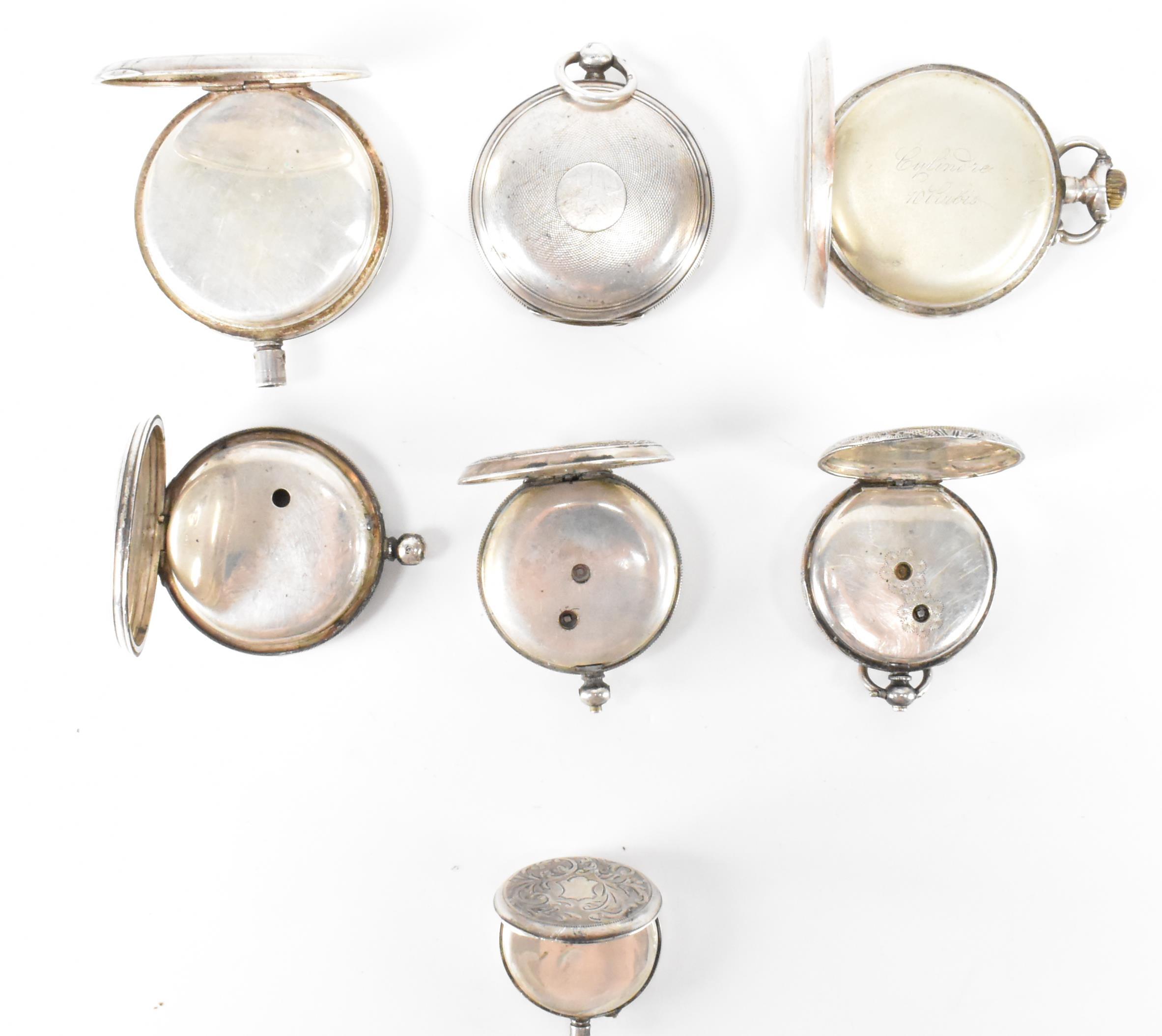 ASSORTMENT OF SILVER CASED POCKET WATCHES - Image 6 of 13