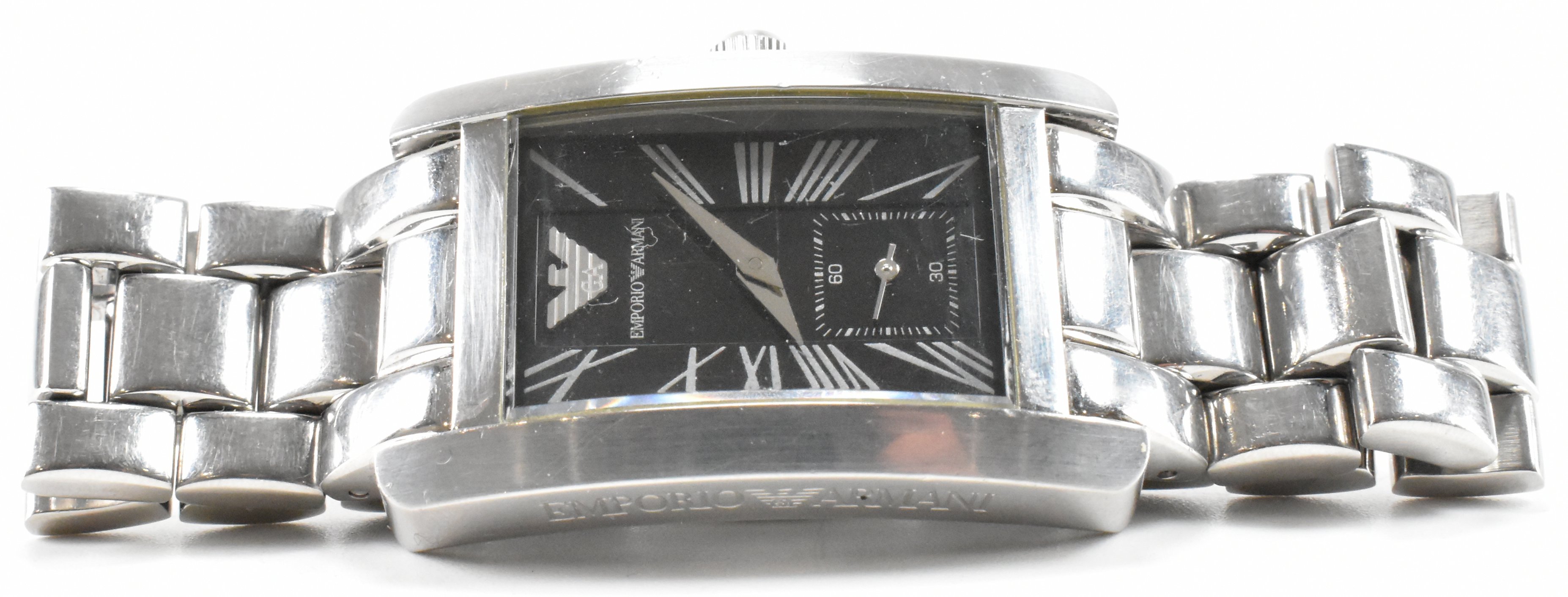 EMPORIO ARMANI STAINLESS STEEL WRIST WATCH - Image 3 of 13