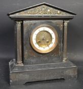 19TH CENTURY SLATE MANTEL CLOCK