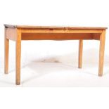 RETRO VINTAGE MID 20TH CENTRUY TWO PERSON SCHOOL DESK