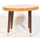 A RETRO VINTAGE MID 20TH CENTURY LIVING EDGE COFFEE TABLE