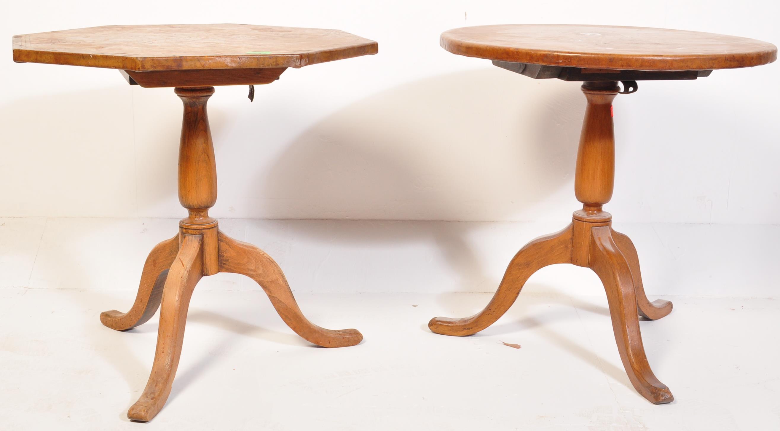 EARLY 20TH CENTURY OCTAGONAL OCCASIONAL / SIDE TABLE