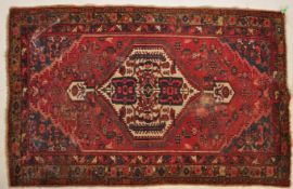 LATE 20TH CENTURY AFSHARI PERSIAN ISLAMIC RUG CARPET