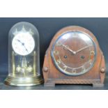 1930S MANTEL CLOCK & ANNIVERSARY CLOCK