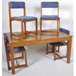TERENCE CONRAN - MID CENTURY TEAK DINING TABLE & FOUR CHAIRS