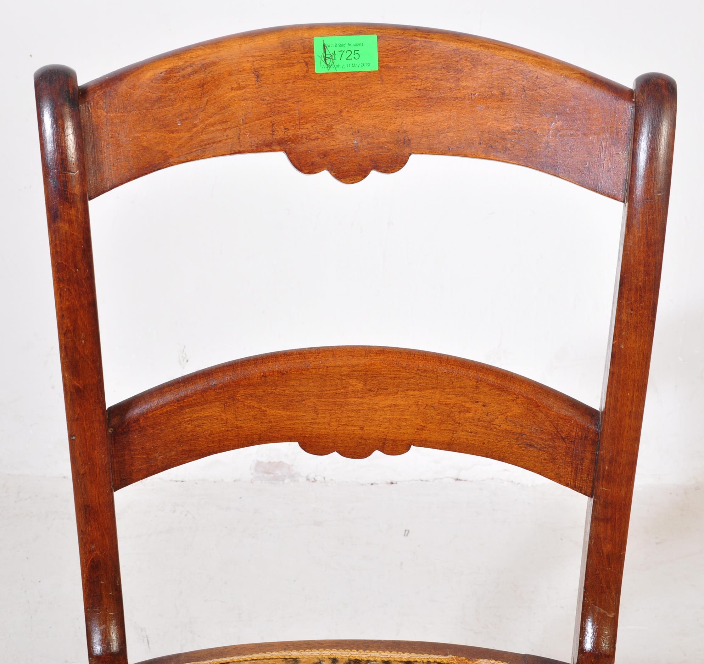HARLEQUIN COLLECTION OF 19TH CENTURY VICTORIAN DINING CHAIRS - Image 7 of 10