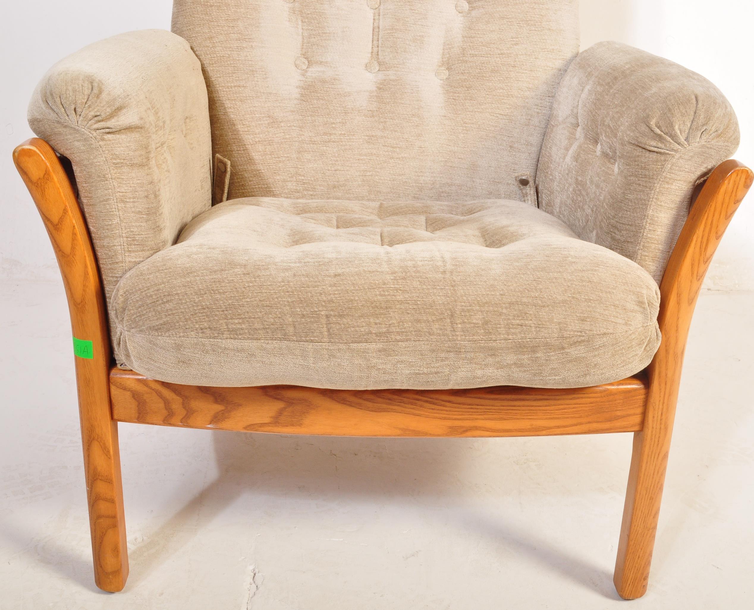 RETRO VINTAGE ERCOL SAVILLE ARMCHAIR - Image 4 of 8