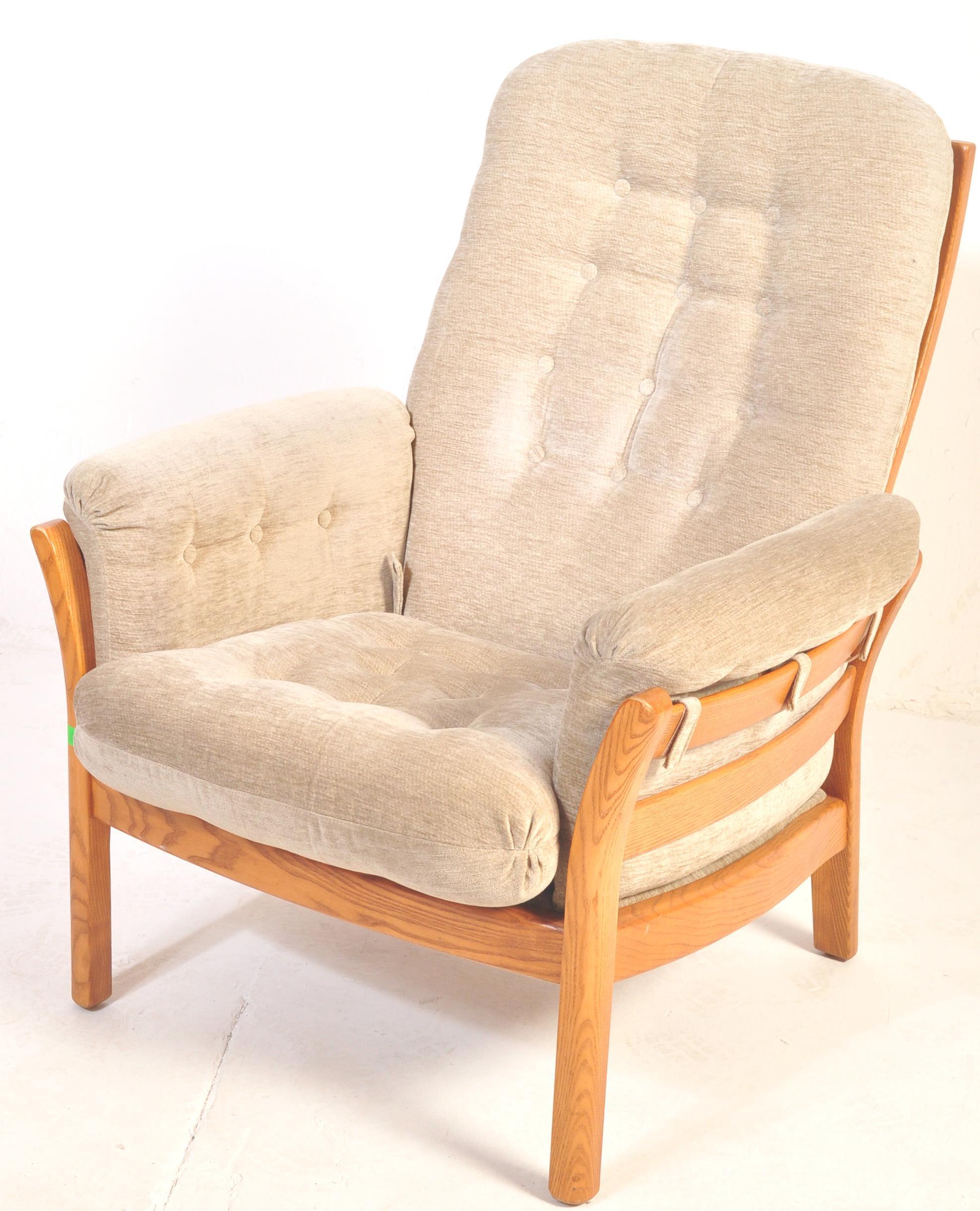 RETRO VINTAGE ERCOL SAVILLE ARMCHAIR - Image 2 of 8