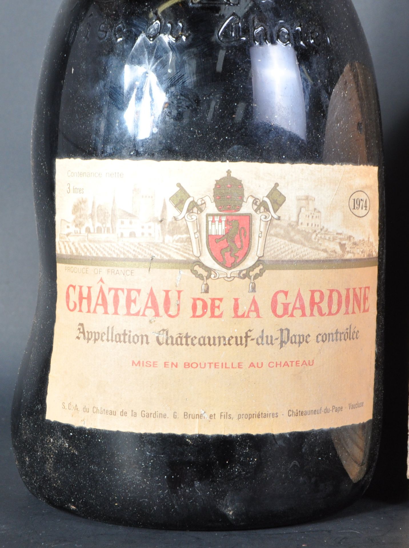 DOUBLE MAGNUM BOTTLE OF 1974 CHATEAUNEUF DE PAPE - Image 2 of 5